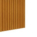 Ver mais imagens de Rack com Painel para TV até 75 Polegadas 100% MDF Ripado com LED e 2 Gavetas 250CMX184CM Nobre Marrom