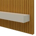 Ver mais imagens de Painel para TV até 75 Polegadas Ripado com LED 2 Gavetas 184cm 100% MDF Nobre