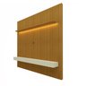 Painel para TV até 75 Polegadas Ripado com LED 2 Gavetas 184cm 100% MDF Nobre - 9