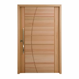 Porta Pivotante Maciça 214x127cm Eucalipto PM93 Seleta Cruzeiro Portas - 1