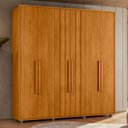 Ver imagem 2 de Guarda Roupa Casal 230cm com 6 Portas Barok Cinamomo Z10 - Mpozenato