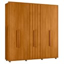 Ver imagem 1 de Guarda Roupa Casal 230cm com 6 Portas Barok Cinamomo Z10 - Mpozenato