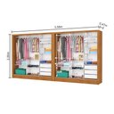 Ver imagem 5 de Closet Casal Duplo Dubai 06 Portas 06 Gavetas com Espelho Plus Carioca Móveis