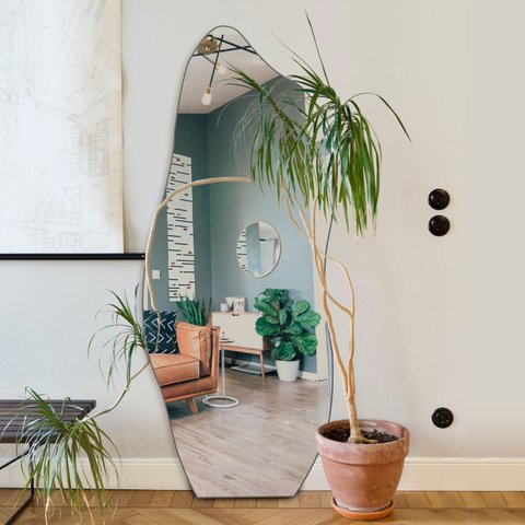 Espelho Corpo Inteiro Orgânico 170x70 Flame Rei dos Vidros