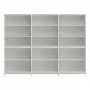 Ver imagem 3 de Armário de Cozinha 3 Peças 12 Portas 9 Prateleiras Americano 252cm Ac4005 Cor Branco - Decibal Mó