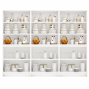 Ver imagem 5 de Conjunto Cozinha 3 Peças 12 Portas 9 Prateleiras 252cm AC4005 Branco - Decibal Móveis
