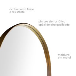Espelho Corpo Inteiro Retrô 150x60cm Vitral Rei dos Vidros - 3