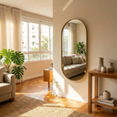 Ver imagem 1 de Espelho Grande de Parede Moldura Aço 150x60cm Corpo Inteiro