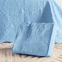 Ver imagem 2 de Kit Cobre Leito Colcha Sublime King Micropercal 200 Fios C/ Bag 3 Peças - Astral - Azul Claro
