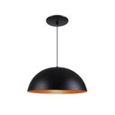 Ver imagem 1 de Lustre Pendente de Teto Meia Lua Preto