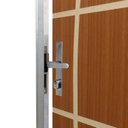 Ver imagem 5 de Kit Porta de Madeira Decorada 212x95cm com Batente de Aluminio 3,6cm Neblina Mgm Abertura Direita