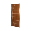 Ver imagem 2 de Kit Porta de Madeira Decorada 212x95cm com Batente de Aluminio 3,6cm Neblina Mgm Abertura Direita
