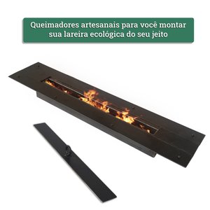 Queimador Resistente para Lareira Ecológica a Álcool Etanol
