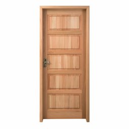 Kit Porta Pronta Maciça 210x80cm Eucalipto Direita Pp01 Cruzeiro Portas - 1