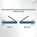 Ver imagem 5 de Kit Porta Pronta Maciça 210x80cm Eucalipto Direita Pp01 Cruzeiro Portas