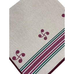 Toalha de mesa anti-manchas Ameztoy Bordo Portocale Home AmeztoyRojo 1.40x1.80m - 6