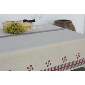 Toalha de mesa anti-manchas Ameztoy Bordo Portocale Home AmeztoyRojo 1.40x1.80m