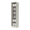 Ver imagem 3 de Cristaleira 1 Porta com Vidro Rreflecta 50cm 100% MDF Fineze Henn