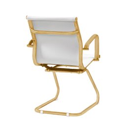 Cadeira de Escritório Eames Branca - Fixa | Matte - 5