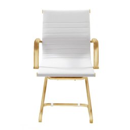 Cadeira de Escritório Eames Branca - Fixa | Matte - 4