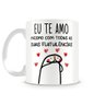 Caneca meme flork te amo mesmo com suas flatulências - 2