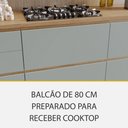 Ver imagem 2 de Cozinha Modulada 5 Peças 8 Portas 7 Gavetas Ripado Rainha 100 Mdf