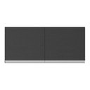 Ver imagem 5 de Armário Aéreo Cozinha 120 cm 2 Portas Veneza Multimóveis MP3682.898 Preto/Branco
