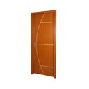 Ver imagem 2 de Kit Porta de Madeira Decorada 215x84cm com Batente de MDF 10cm Gaúcha MGM Abertura Esquerda Marrom/m