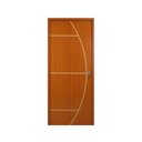 Ver imagem 3 de Kit Porta de Madeira Decorada 215x84cm com Batente de MDF 10cm Gaúcha MGM Abertura Esquerda Marrom/m
