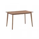 Ver imagem 4 de Conjunto Sala de Jantar Mesa Finlândia 120x75cm com 6 Cadeiras Eiffel Botonê Bege/Nogueira
