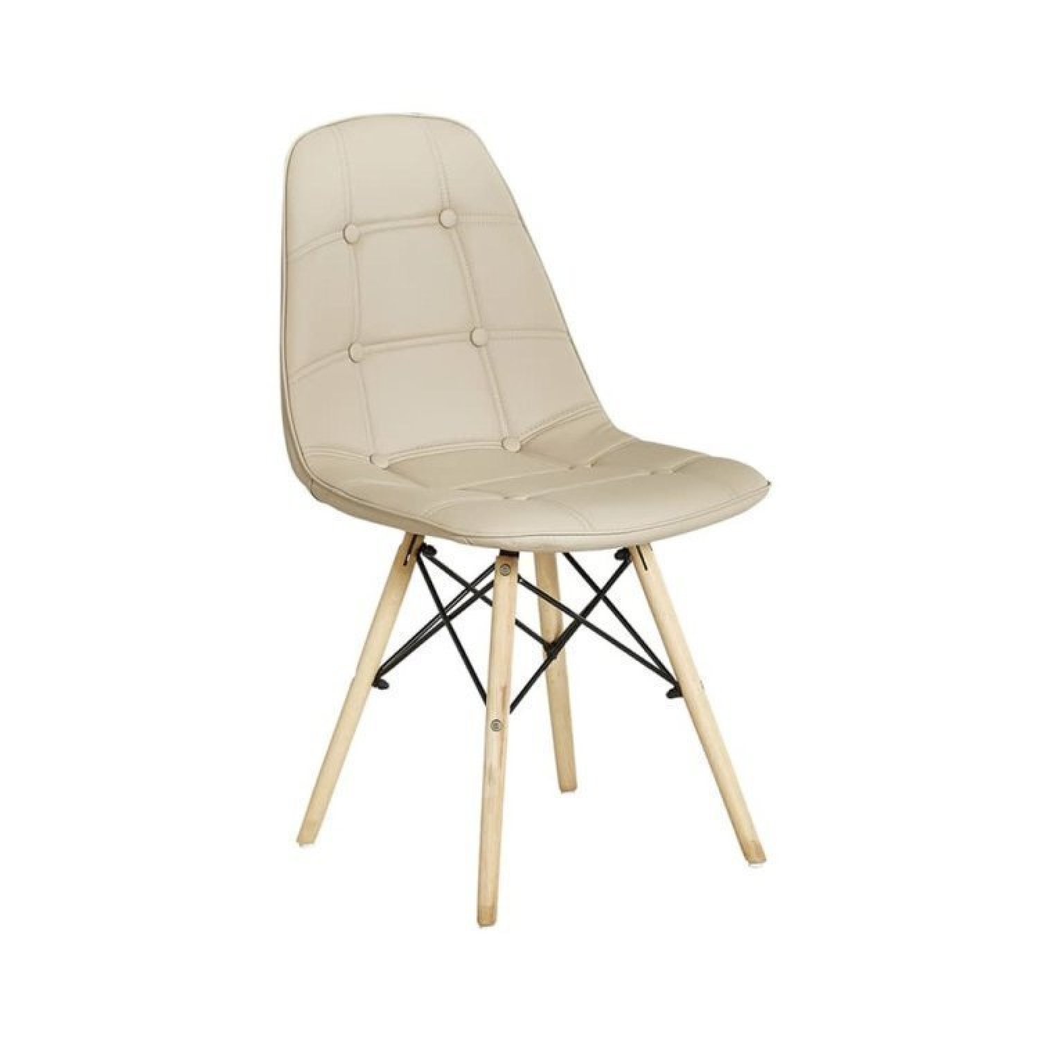 Conjunto Sala de Jantar Mesa Finlândia 120x75cm com 6 Cadeiras Eiffel Botonê  - 3