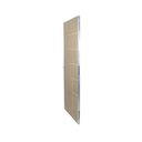 Ver imagem 3 de Kit Porta de Madeira Decorada 212x95cm com Batente de Aluminio 3,6cm Cantareira MGM Abertura Direita Carvalho Alpha