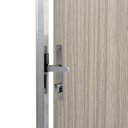 Ver imagem 5 de Kit Porta de Madeira Decorada 212x95cm com Batente de Aluminio 3,6cm Cantareira MGM Abertura Direita Carvalho Alpha