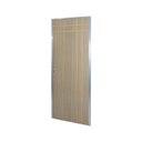 Ver imagem 2 de Kit Porta de Madeira Decorada 212x65cm com Batente de Aluminio 3,6cm Mantiqueira MGM Marrom/Carvalho Alpha