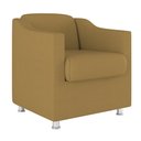 Ver imagem 1 de Poltrona Decorativa Para Recepção Clinica Balaqui Decor Cor:Capuccino