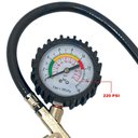 Ver imagem 4 de Calibrador Manual Pneus Pratico Transporte Manômetro 220psi
