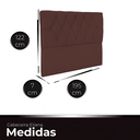 Ver imagem 3 de Cabeceira Casal King de Cama Box Estofada Eliana 195 Cm Veludo