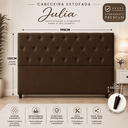Ver imagem 3 de Cabeceira Casal King de Cama Box Estofada Eliana 195 cm Veludo