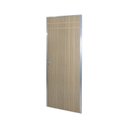 Ver imagem 2 de Kit Porta de Madeira Decorada 212x75cm com Batente de Aluminio 3,6cm Mantiqueira MGM Marrom/Carvalho Alpha