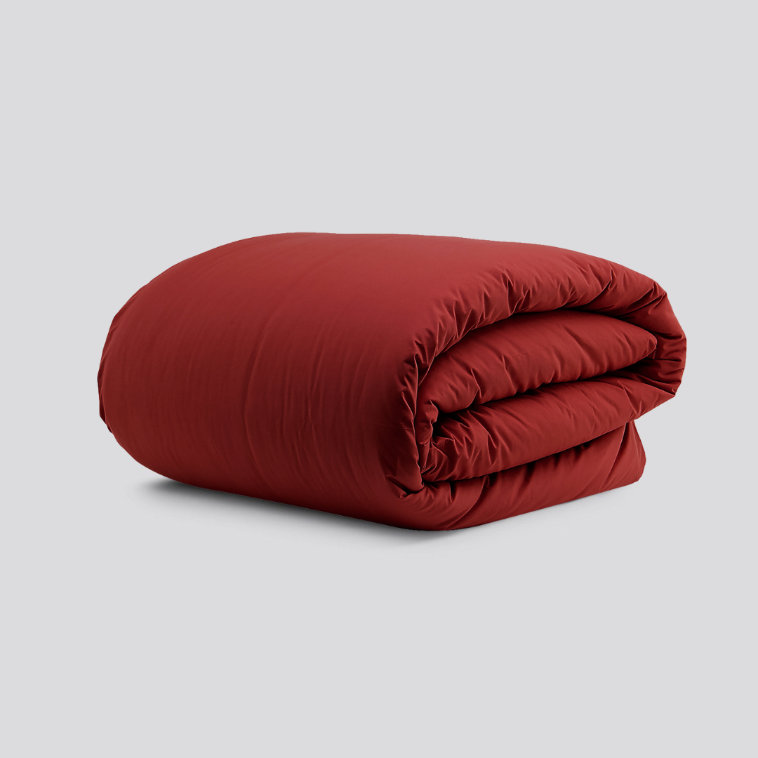 Capa de Edredom Solteiro 400 Fios Microfibra + Fronha Duvet Cor: Vermelho - 3