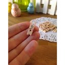 Ver imagem 6 de Mini Prendedor Pregador Madeira Organizador 2,5cm Clip 240pç