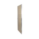 Ver imagem 3 de Kit Porta de Madeira Decorada 212x95cm com Batente de Aluminio 3,6cm Cantareira MGM Carvalho Alpha