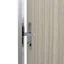 Ver imagem 5 de Kit Porta de Madeira Decorada 212x95cm com Batente de Aluminio 3,6cm Cantareira MGM Carvalho Alpha