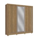 Ver imagem 1 de Guarda Roupa Roupeiro Casal com 3 Portas de Correr e Espelho Cb07m570 Kappesberg
