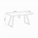 Ver imagem 4 de Conjunto Sala de Jantar Mesa Ingá 140x80cm com 6 Cadeiras Marcela