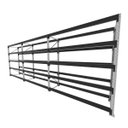 Ver imagem 1 de Mini Porta Pallet 200 Kg por Nivel Inicial +2 Continuação com 5 Niveis Preto com sem Mdf