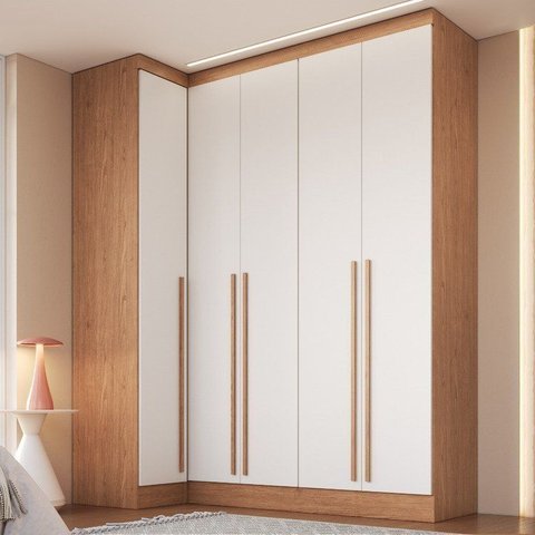 Guarda-Roupa Modulado 5 Portas 2 Gavetas 2 Peças Infinity+