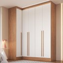 Ver imagem 1 de Guarda-Roupa Modulado 5 Portas 2 Gavetas 2 Peças Infinity+