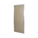 Ver imagem 2 de Kit Porta de Madeira Decorada 212x65cm com Batente de Aluminio 3,6cm Gáucha MGM Abertura Direita Marrom/Carvalho Alpha