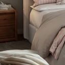 Ver imagem 5 de Cabeceira Estofada Cama Box Solteiro 0,90 Miraggio para Quarto em Linho Cinza - Larbelle